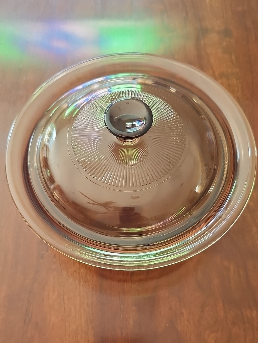 Vintage Vision Smoked Glass Covered Dish